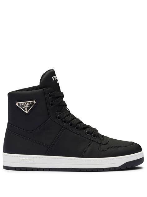 prada slouch high tops|farfetch prada shoes.